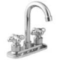 Brass or Zinc Valve Cartridge Double Handle Kitchen Faucet